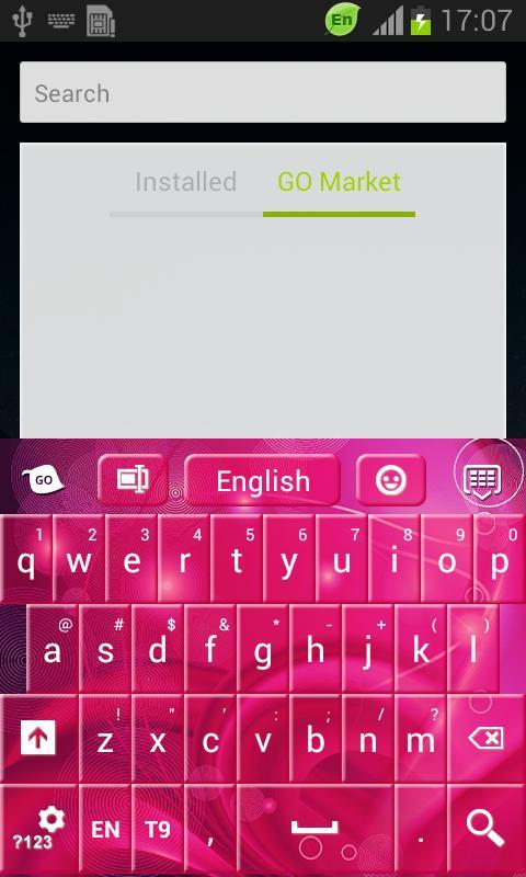 Special Pink Keyboard Theme截图2