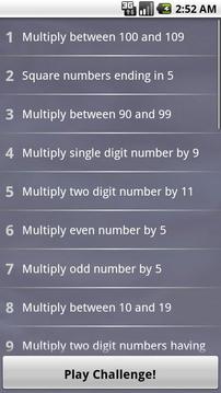 有趣的数学技巧 Fun Math Tricks Lite截图