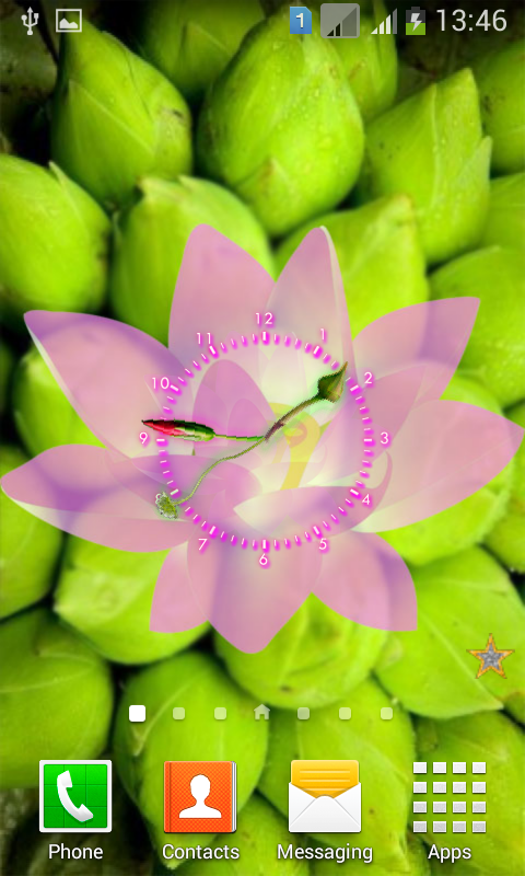 Lotus Flower Clock截图2