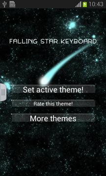Falling Star Keyboard截图