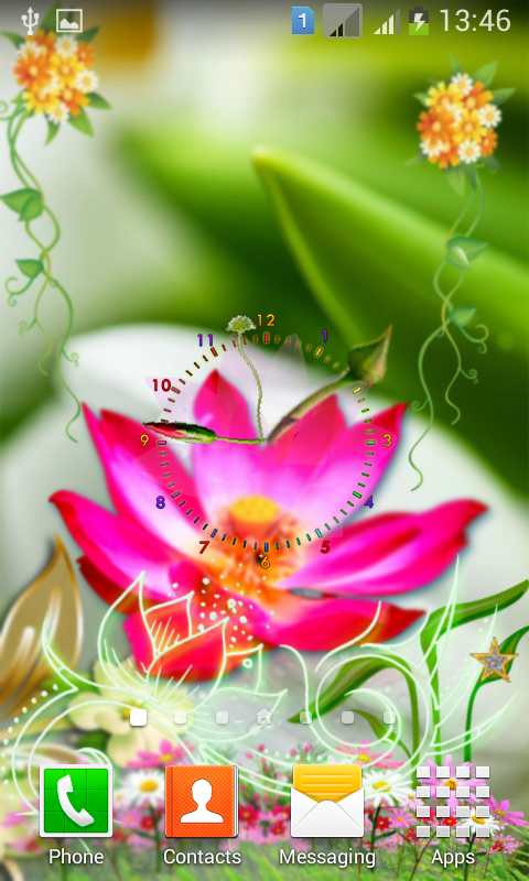 Lotus Flower Clock截图8