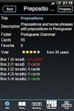 葡萄牙抽认卡截图