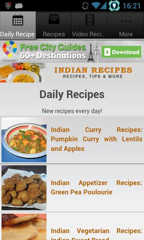 Indian Recipes!截图1