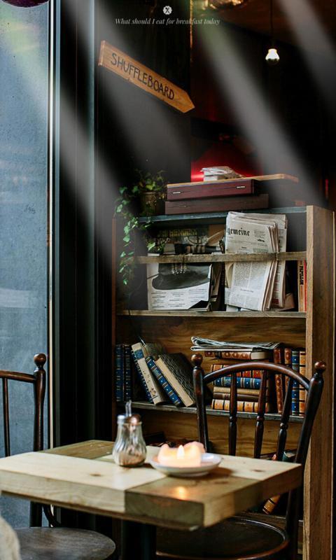 咖啡厅一角-绿豆动态壁纸截图1