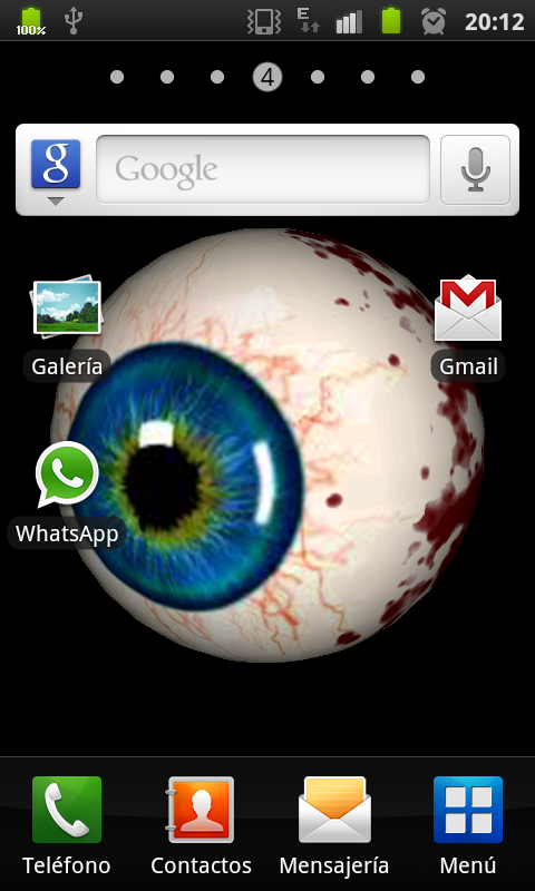 Horror Eye Live Wallpaper截图1