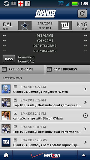 New York Giants Mobile截图3