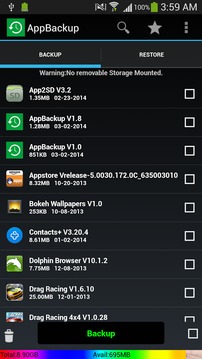 AppBackup-App Backup Restore截图