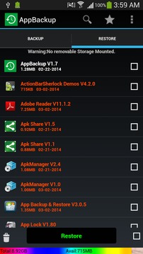 AppBackup-App Backup Restore截图
