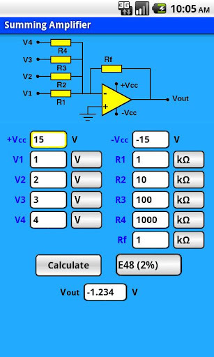 Elektor Opamp Calculator截图1