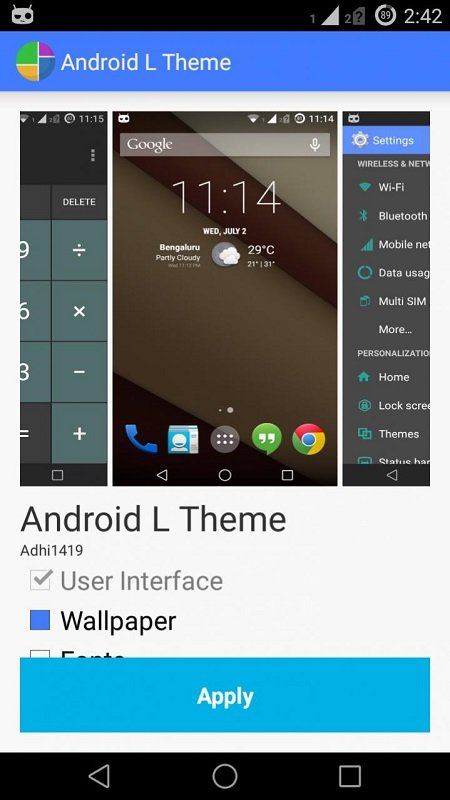 Android L Theme截图4