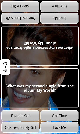 Justin Bieber Test Quiz截图2