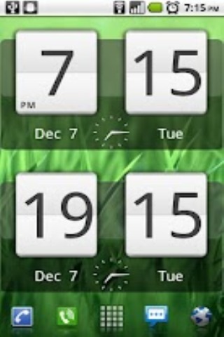 Sense Analog Clock Widget截图1