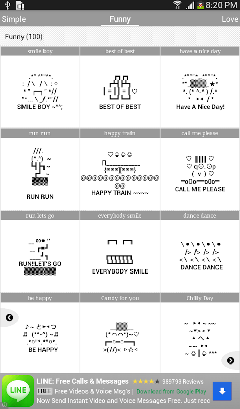 Emoticons & Symbols截图5