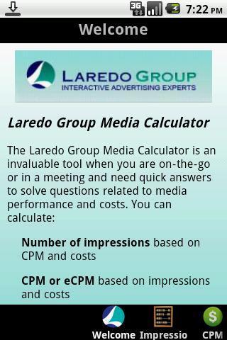 Laredo Group Media Calculator截图1