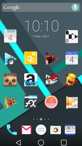 Android L Launcher Theme截图2