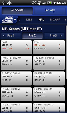 CBS Sports Mobile截图