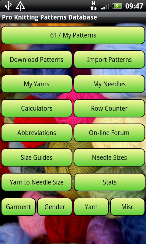 Knitting Patterns Database截图1