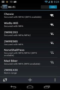 Wifi管理器截图