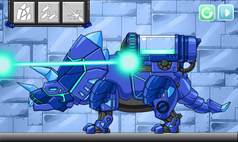 Dino Robot Tricera Blue截图5