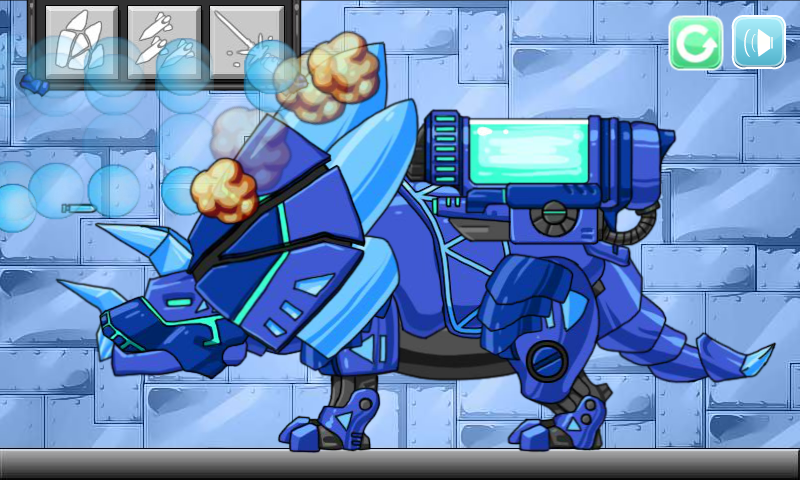 Dino Robot Tricera Blue截图4