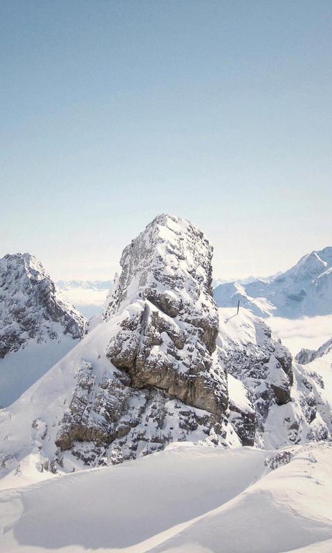 雪山-绿豆动态壁纸截图1