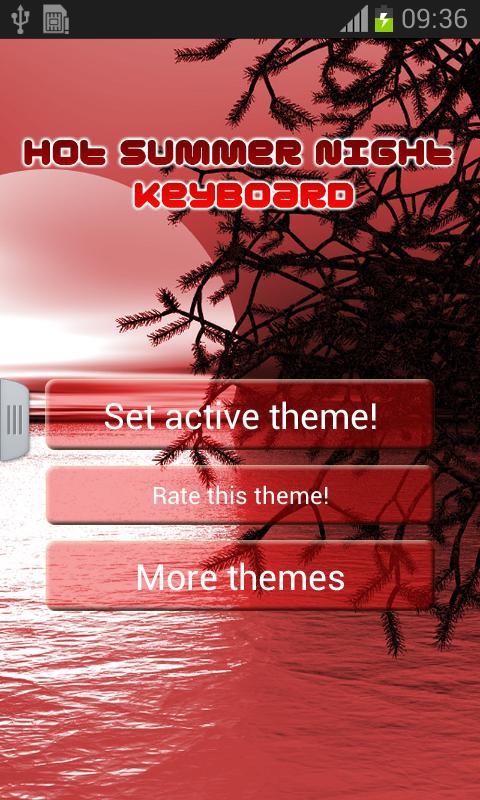 Hot Summer Night Keyboard截图1