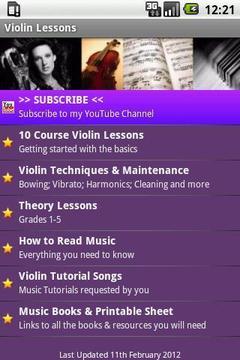 Violin Lesson Tutor截图