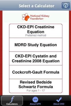 eGFR Calculators截图