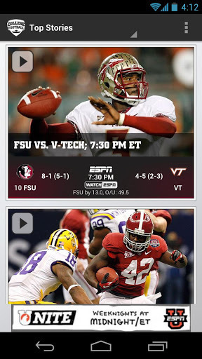 ESPN College Football截图3