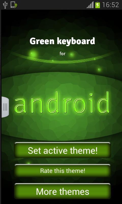 Green Keyboard for Android截图1