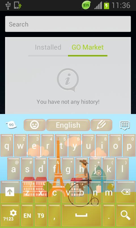 Paris Keyboard Free截图2