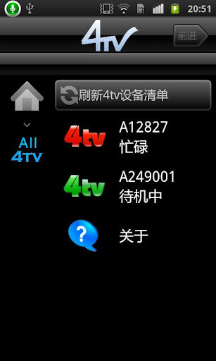 4TV - Android Controller截图1
