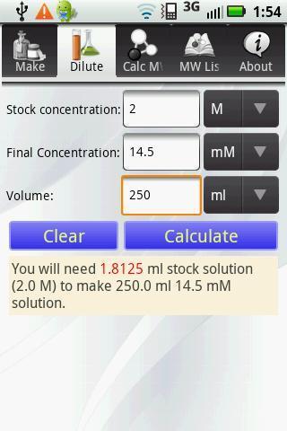 Solution Calculator Lite截图5