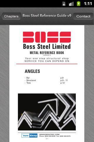 Boss Steel Reference Guide截图2