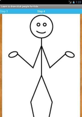 Learn to draw stick people for Kids截图1