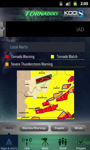 Tornadoes KCCI 8 Des Moines截图1