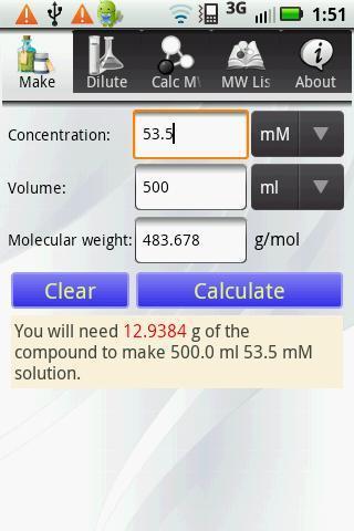 Solution Calculator Lite截图4