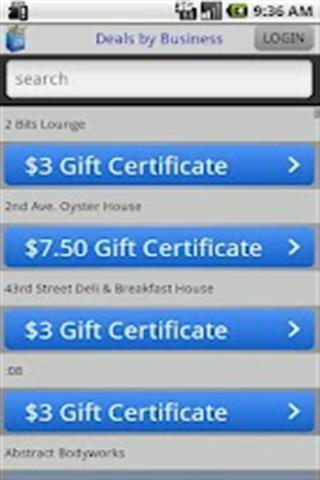 Gift Certificates & More截图1