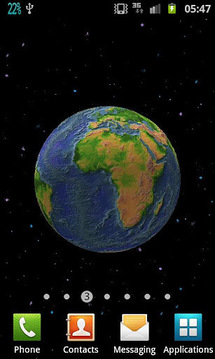 Planet Earth 3D Live Wallpaper截图