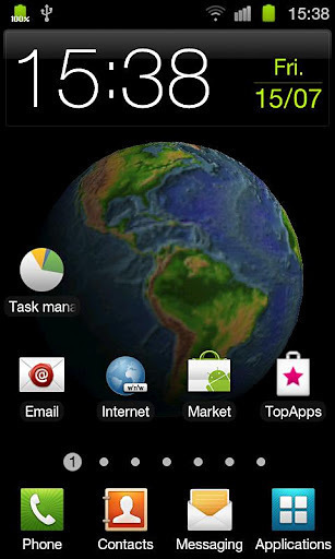 Planet Earth 3D Live Wallpaper截图3