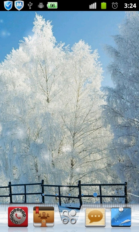 美丽雪景动态壁纸截图1