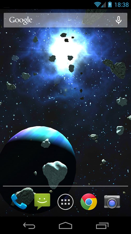 3D小行星动态壁纸截图4