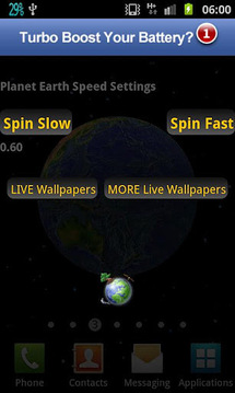Planet Earth 3D Live Wallpaper截图