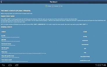 Cheats for The Sims 1, 2 and 3截图5