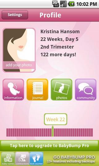 BabyBump Pregnancy Free截图5