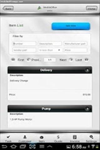 Mobile Office Invoice - Quote截图3