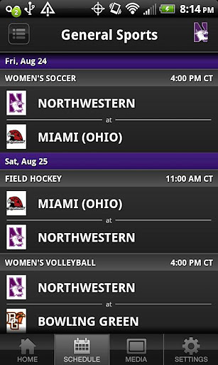 Northwestern Athletics截图1