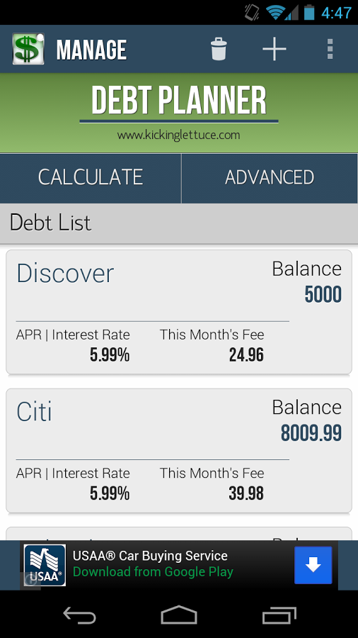 Debt Planner & Calculator截图1