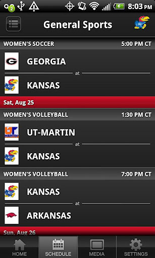 Kansas Jayhawks Sports截图2