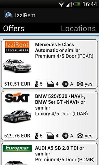 IzziRent Car Rental截图2